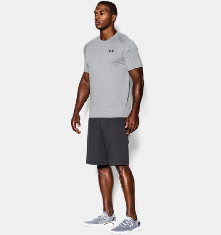 Men's UA Tech Short Sleeve T-Shirt Model Standing