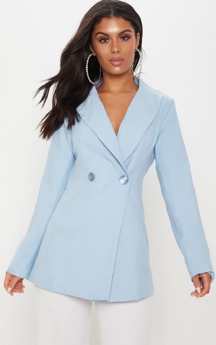 Blue Boyfriend Blazer