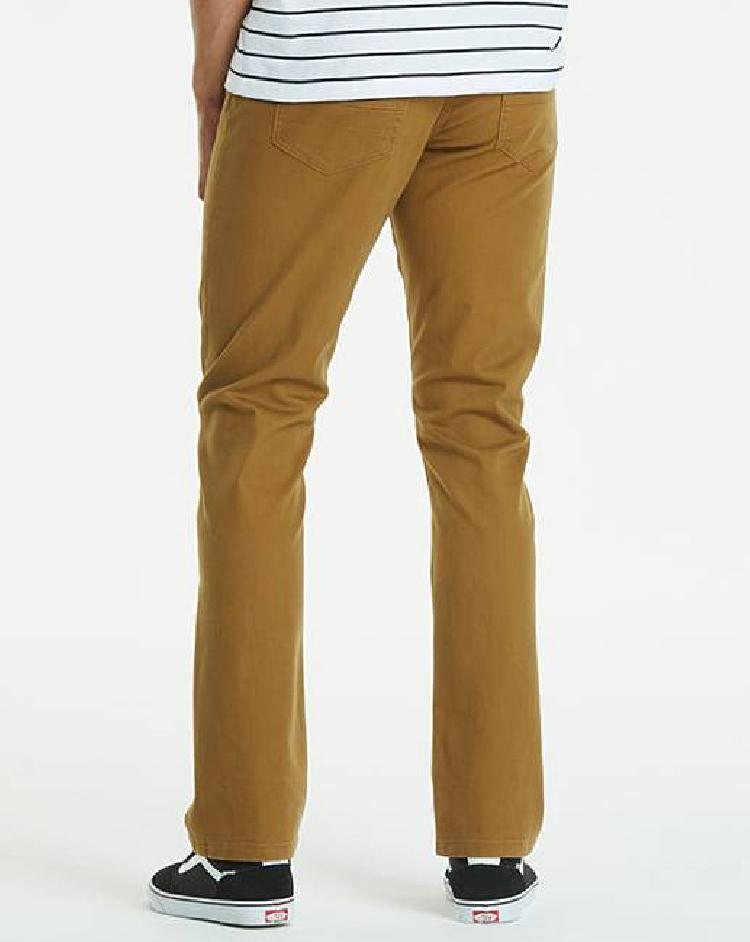 Jacamo Tobacco Straight Gaberdine Jeans Back View