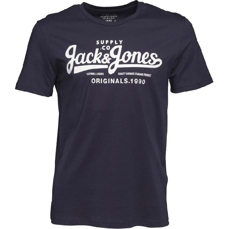 JACK AND JONES Originals Mens Hills T-Shirt Total Eclipse