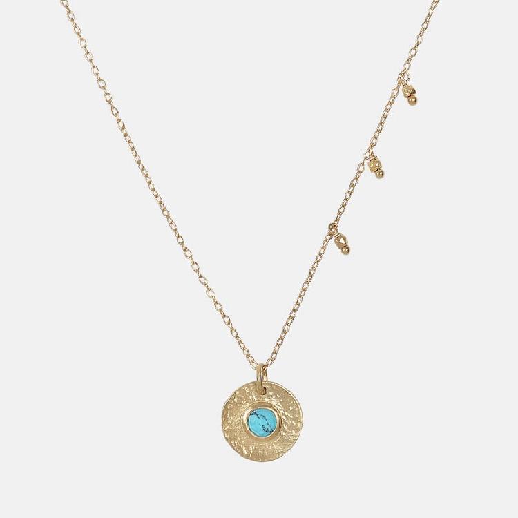 Lucky Necklace in 24K Gold-Plated Silver