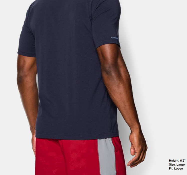 Men's UA Sportstyle Logo T-Shirt Back View