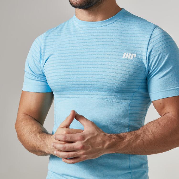 Seamless Short-Sleeve T-Shirt Close Up