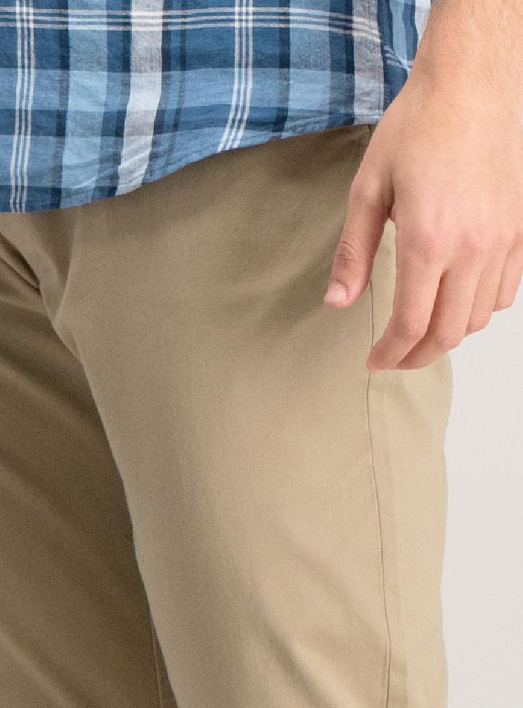 Stone Belted Slim Fit Chino With Stretch