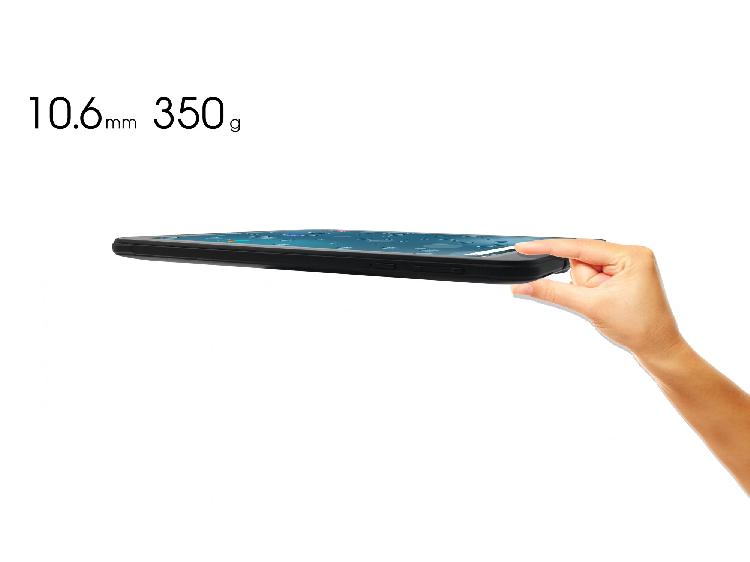 Time2 8 inch Android 7.0 3G Tablet Side View